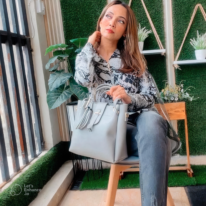 Alexa 3 PC's Grey Handbag