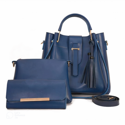 Alexa 3 PC's Blue Handbag