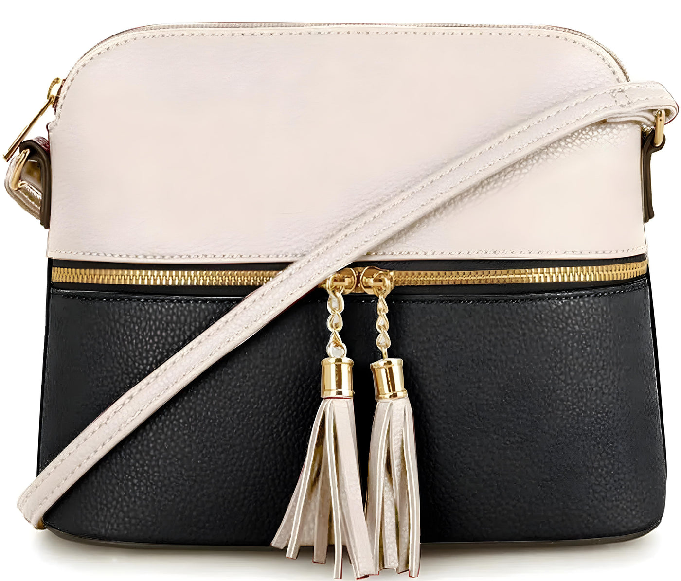 BZ 3 IN 1 WHITE - BLACK Handbags