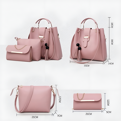 Alexa 3 PC's Pink Handbag