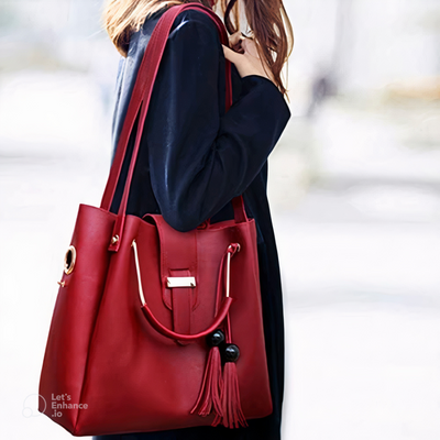 Alexa 3 PC's Maroon Handbag