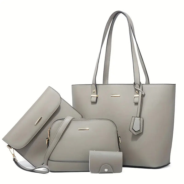 Micro 4Pc's Handbag - Gray