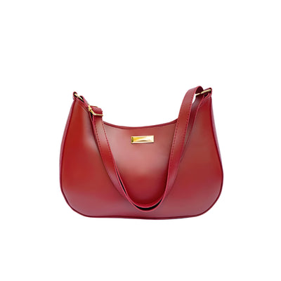 Daphne Maroon Hobo Bag