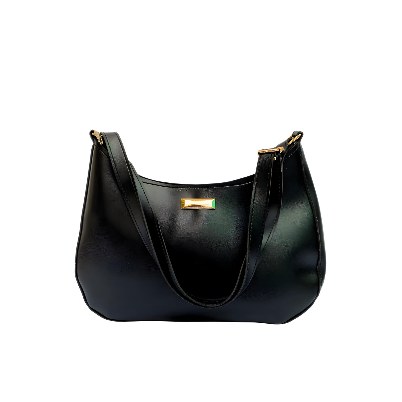 Daphne Black Hobo Bag